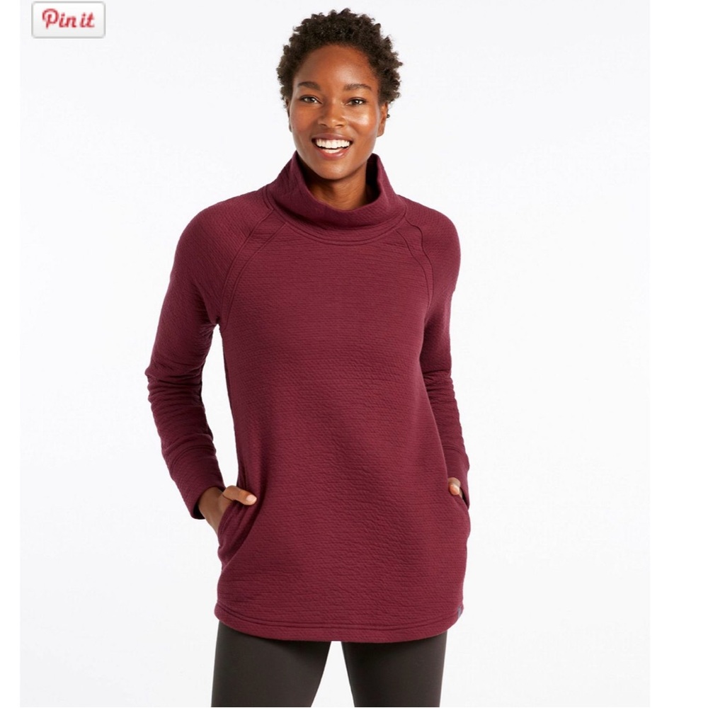 LL Bean Primaloft Funnelneck Sweatshirt